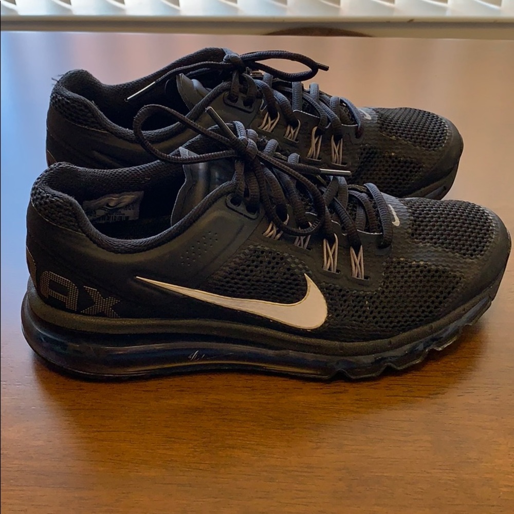 Nike Air Max waffle skin black
